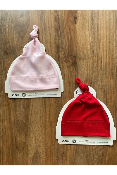 Pierre Cardin 100% Cotton 2-Piece Unisex Baby Hat
