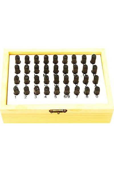 Mena Rise Şirinshop 26127 36 Piece Letter and Number Hole Punch Set 1108107