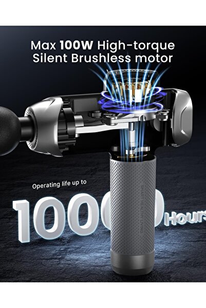 RENPHO Power Massage Gun Deep Tissue, Percussion Muscle Massage Gun for Athletes, Portable Electric