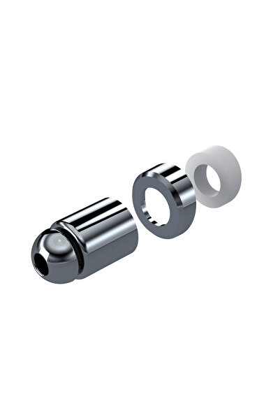 DESIPHON Taharet Çubuğu Uyumlu Plastik Krom Uç – Dayanıklı, Şık ve Kolay Mont...