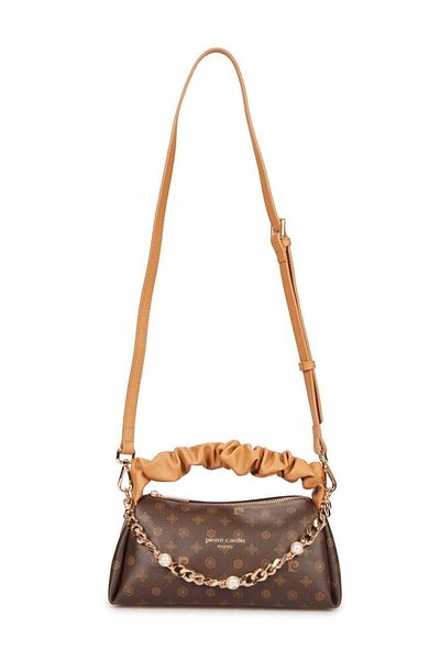 Pierre Cardin Monogram Brown Women's Handbag 05Pc25Y10323-Mn