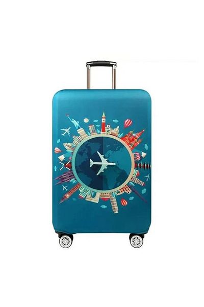 BREZIUM Husă de protecție pentru cărucior, elastică, model de avion, mărimea M
