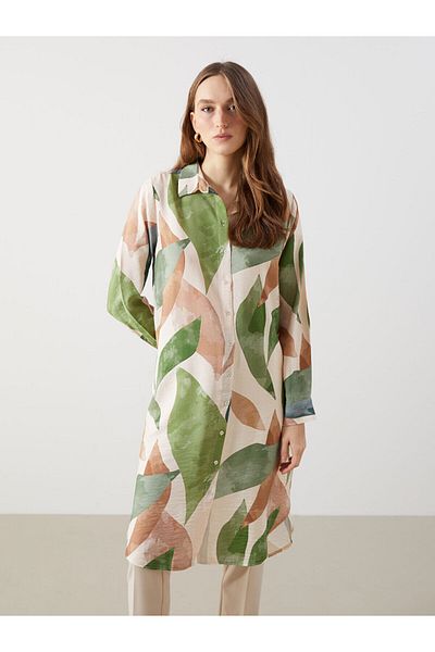 LC Waikiki New Season Patterned Women's Shirt Tunic - S5J563Z8