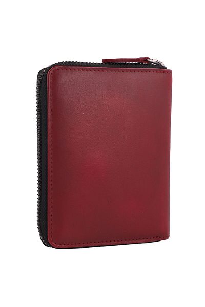 Greenburry Destressed Wallet RFID protection Leather 13 cm