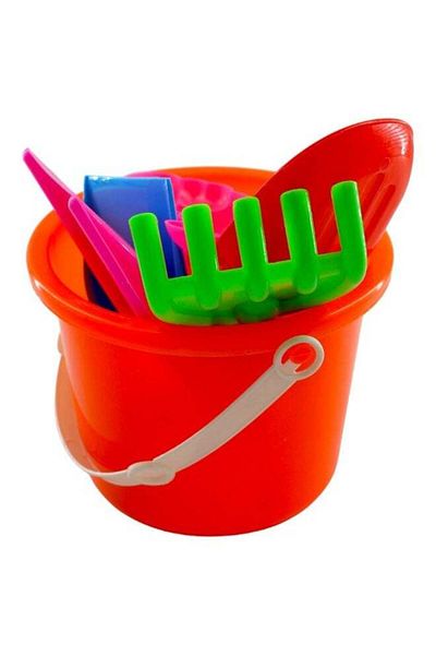 Toybox Rally Beach Toy Bucket Playset For Kids