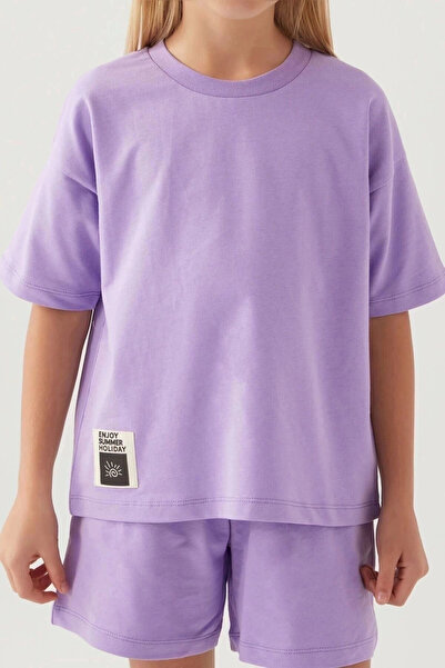 ROLY POLY Rolypoly Girl's Shorts T-Shirt Set Lilac