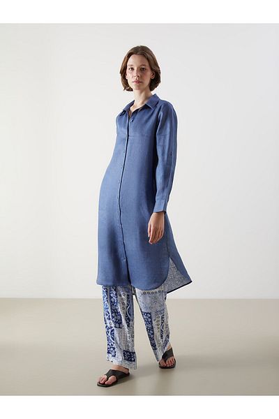 LC Waikiki New Season Linen Women's Shirt Tunic - S5Nf52Z8
