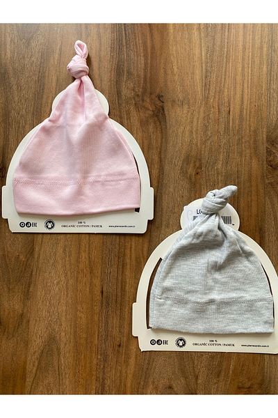Pierre Cardin 100% Cotton 2-Piece Unisex Baby Hat