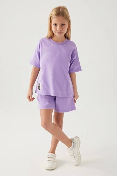 ROLY POLY Rolypoly Girl's Shorts T-Shirt Set Lilac