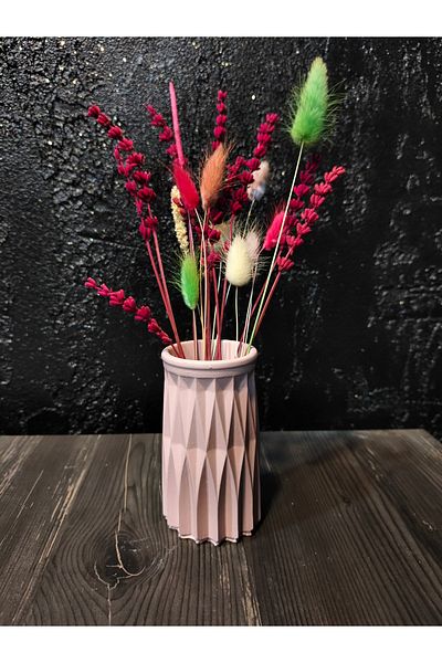 ÇINARASYADAHOME Minimal Bohemian Style Nordic Crystal Decorative Stylish Vase Object 10 cm