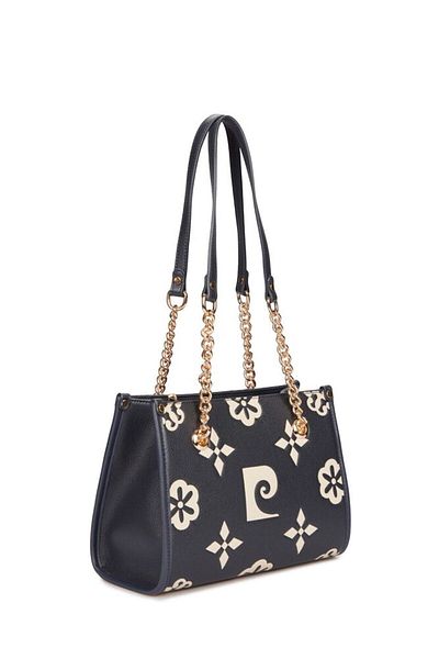 Pierre Cardin Geantă de umăr pentru femei Monogram bleumarin 05pc25y10504-bmn