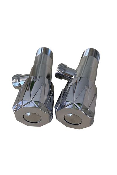 RUDİ ARMATÜR Luxury Chrome Plated 2 Piece Medium Faucet