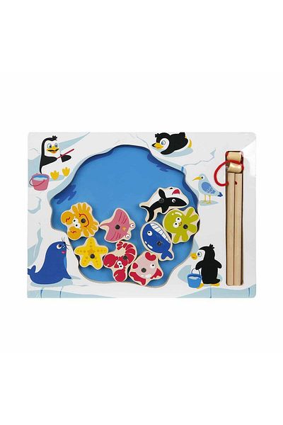 Sunman 1002918 Sun-Magnet Fishing and Catching Game 11 Pieces