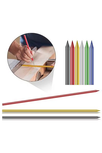 Monte Lua Deep Dip Location Hole Marking Pencil Replacement Leads, 6 Pcs Leads,