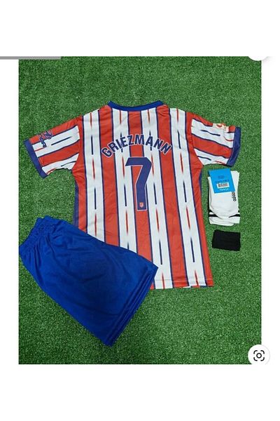 BARBITOS Atletico Madrid 2023/24 New Season Antoine Griezman Kids Jersey Set of 4-Sm11
