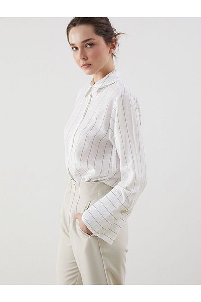LC Waikiki Striped Women's Shirt Tunic