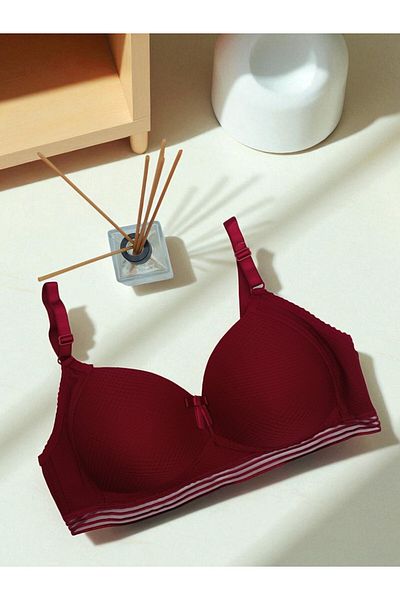 BEYAZTOPTAN SUTIEN JACQUARD 100% DE CALITATE FĂRĂ SOSTENIȚĂ FĂRĂ SOSTENIȚĂ (CUPA C)