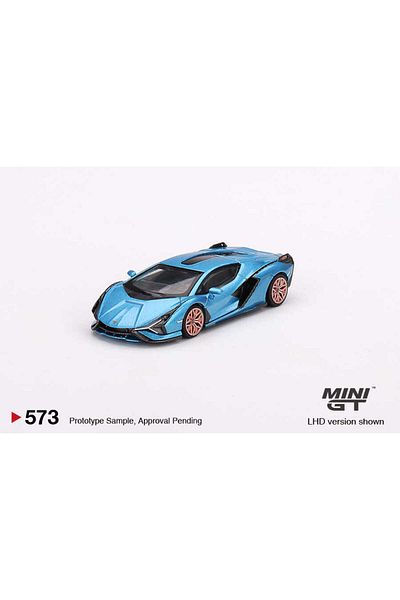 mini gt 1:64 Lamborghini Sian Fkp 37 Blu Aegir Diecast Model Car