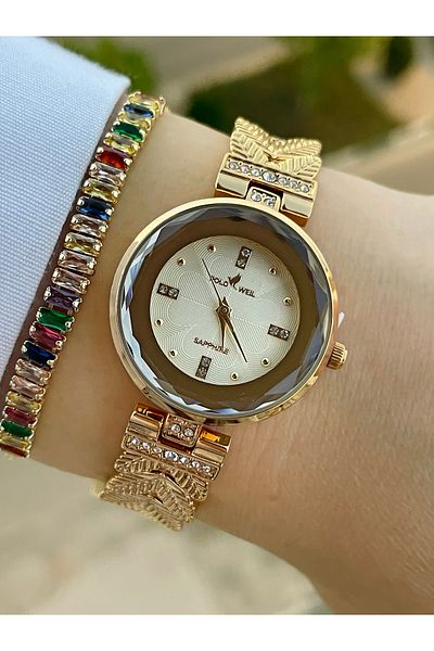 Polo Weil Bride Women's Wrist Watch and Gift Bracelet