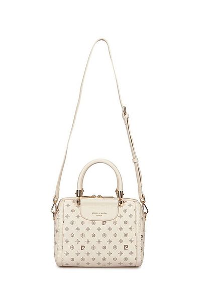Pierre Cardin Monogram Beige Women's Handbag 05Pc25Y10322-Mn