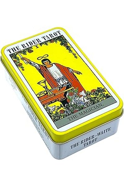 TBSProjects The Rider - Waite Tarot Deck Tarot Card Deck with Metal Box