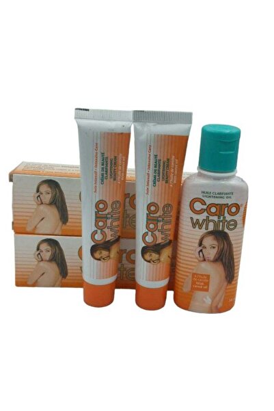 Caro مجموعة زيت وكريم كارو وايت لتفتيح البشرة