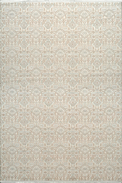 Royal Halı Momento ZV03A Akrilik Krem Saçaklı Karel Halı