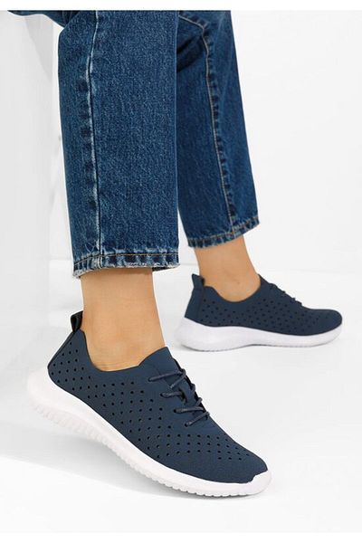 B T Shoes Pantofi casual dama Trinita albastri
