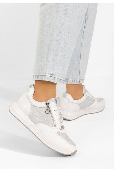 B T Shoes Teniși dreapta Daisey albi