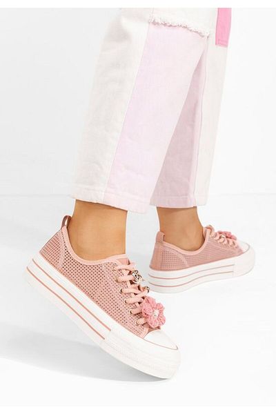 B T Shoes Soreia pink platform sneakers