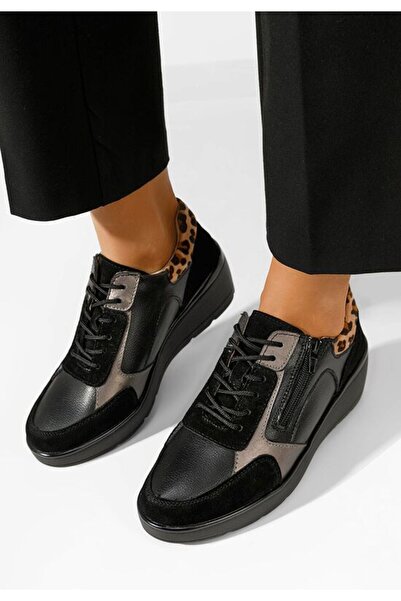 B T Shoes Sneakers dama piele Imari negri