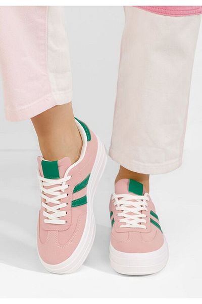 B T Shoes Teniși damă Allyna roz