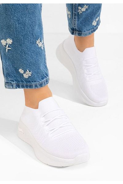 B T Shoes Women's Tamyla white sports shoes