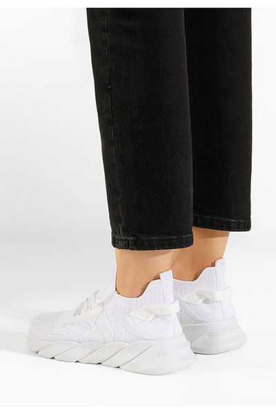 B T Shoes Teniși femei Lydia albi