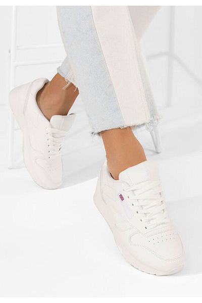 B T Shoes Teniși dama Linny V2 albi
