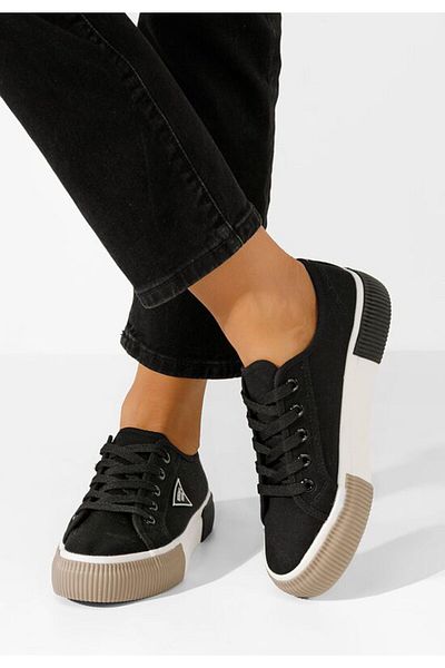 B T Shoes Women's Milanna black sneakers