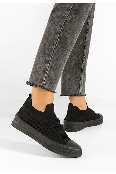 B T Shoes Tenisi dama Beverly negri