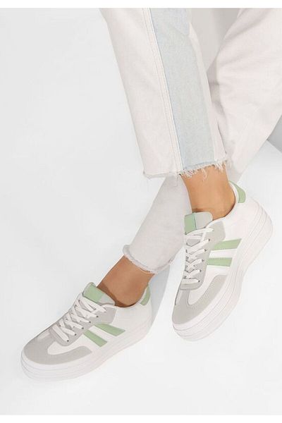 B T Shoes Teniși damă Jazmine albi