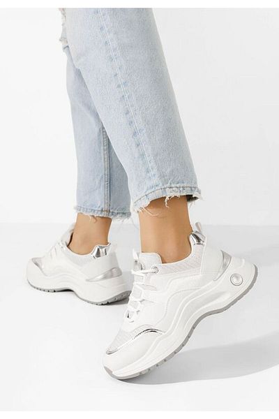 B T Shoes Teniși femei Hiurrem albi