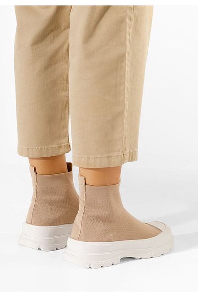B T Shoes Sneakers High-Top Zynnia kaki