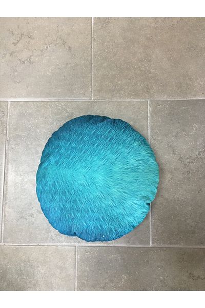 AZİZ OYUNCAK Turquoise Witty Emoji Pillow 25 cm