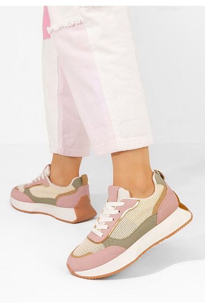 B T Shoes Teniși damă Stephane roz