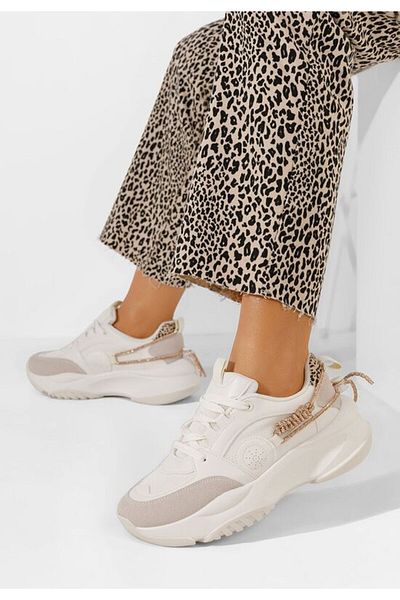 B T Shoes Teniși femei Anouki bej