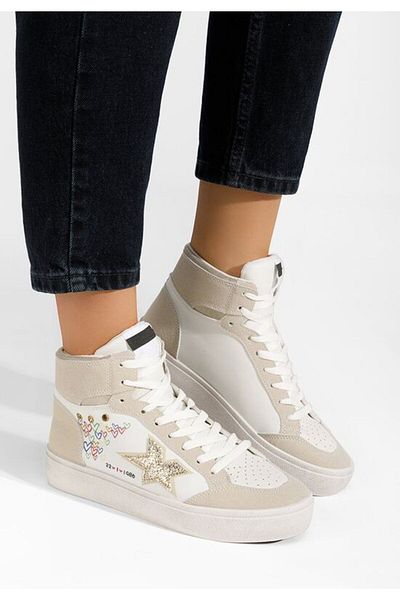 B T Shoes Teniși cu toc înalt Morella aurii