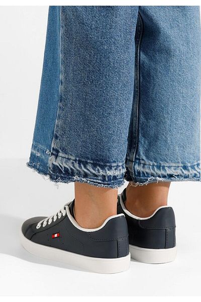 B T Shoes Teniși damă Roșii bleumarin