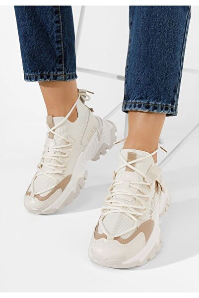 B T Shoes Teniși dama Cornedo V2 bej