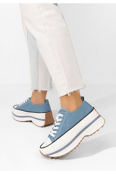 B T Shoes Tenisi cu platformă Cathleen denim