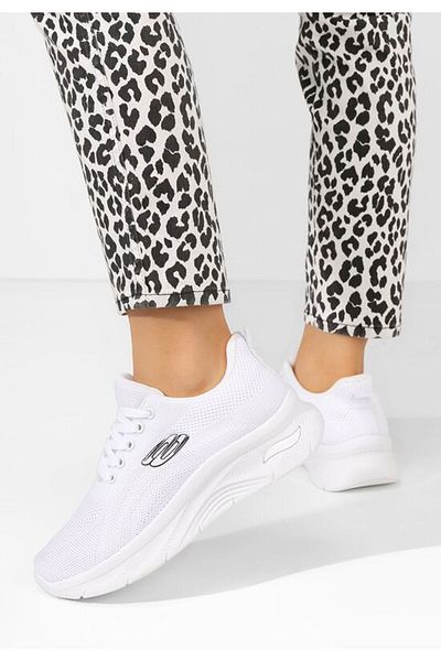 B T Shoes Pantofi sport dama Ashlee albi