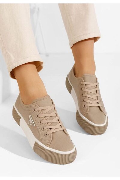 B T Shoes Tenisi dama Milanna bej