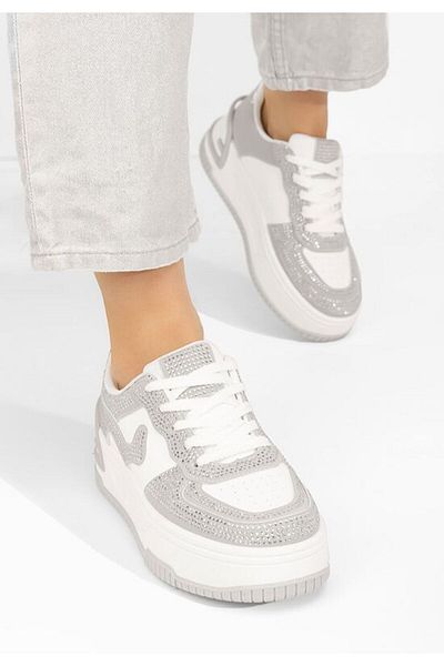 B T Shoes Teniși dreapta Darrya albi